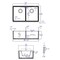 Alfi Brand 32" Short Wall Dbl Bowl Lip Apron Fireclay Farmhouse Kitchen Sink, WHT AB5123-W - alternate 2